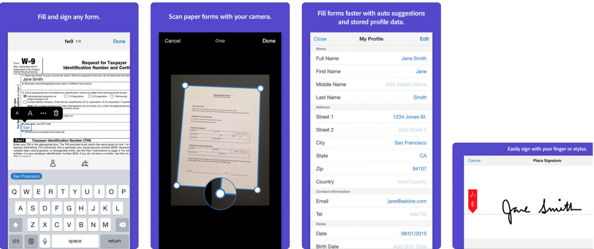 شركة Adobeتصدر تطبيق مجاني متميز يتيح لك توقيع أي مستند عبر جوالك