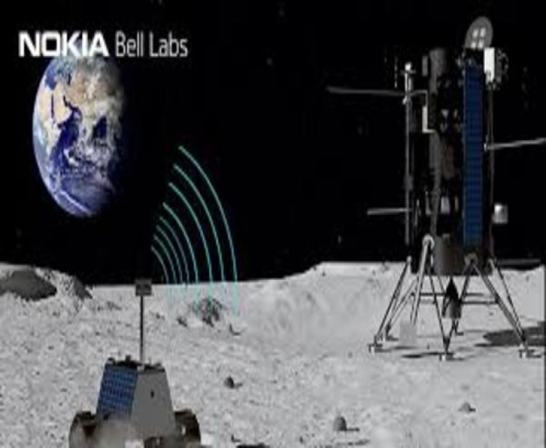 تعاون بين نوكيا و ناسا لبناء شبكة 4G على القمر