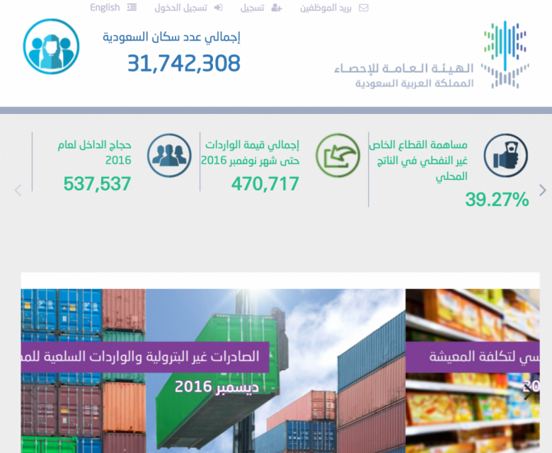 منصة تفاعلية رائعة توفر لك جميع الأرقام والمعلومات الإحصائية الخاصة بالسعودية