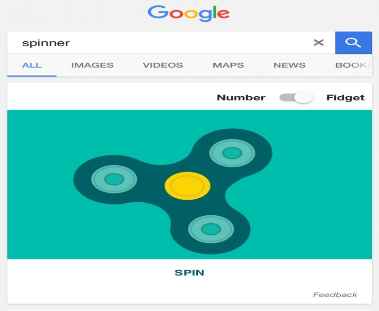 إذا كنت تريد أن تعلب لعبة "سبنر"  فقط افتح جوجل واكتب spinner