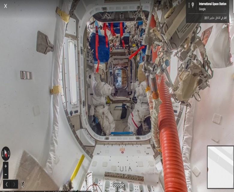 جوجل تتيح لك التجول في محطة الفضاء الدولية